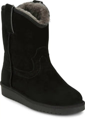 Heidi 8" Suede Shearling