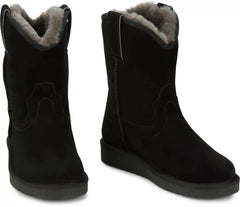 Heidi 8" Suede Shearling