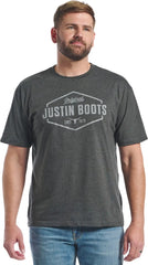 Justin Men's Hexagon Outline Tee