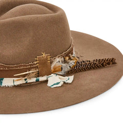 Hattie Felt Western Hat